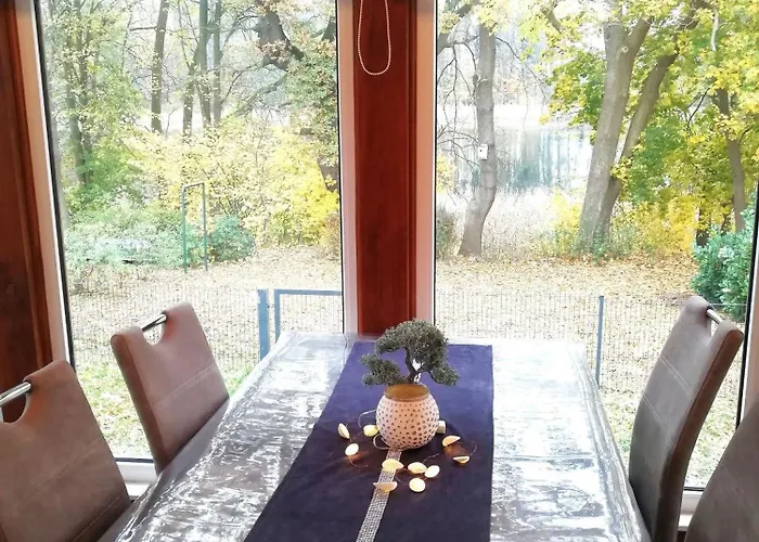 Schwandt-ein Mit Wasserblick, Ruderboot Auf Anfrage 別荘 *